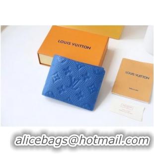 Buy Inexpensive Louis Vuitton SLENDER WALLET M80590 Blue