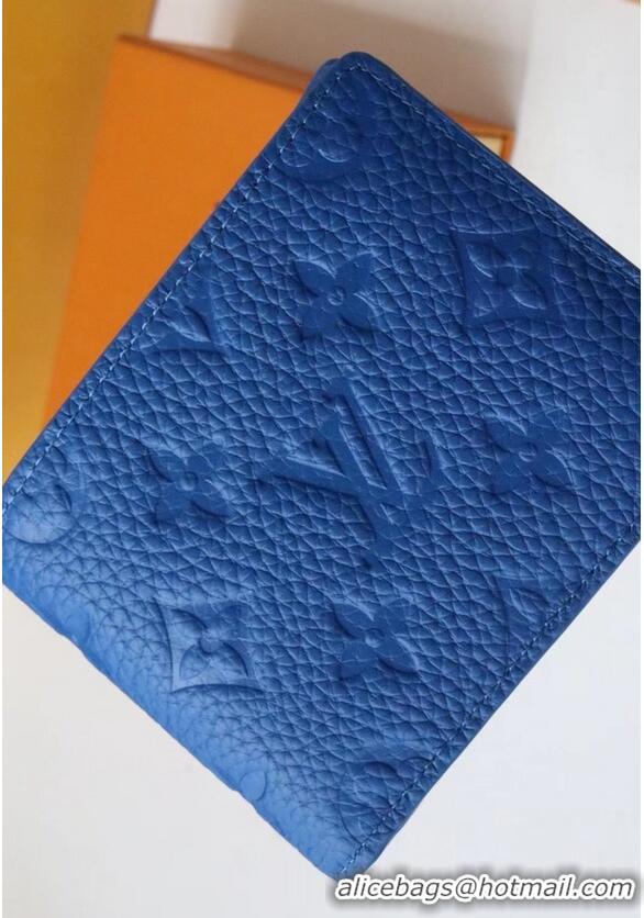 Buy Inexpensive Louis Vuitton SLENDER WALLET M80590 Blue