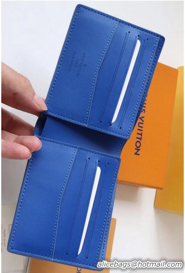 Buy Inexpensive Louis Vuitton SLENDER WALLET M80590 Blue