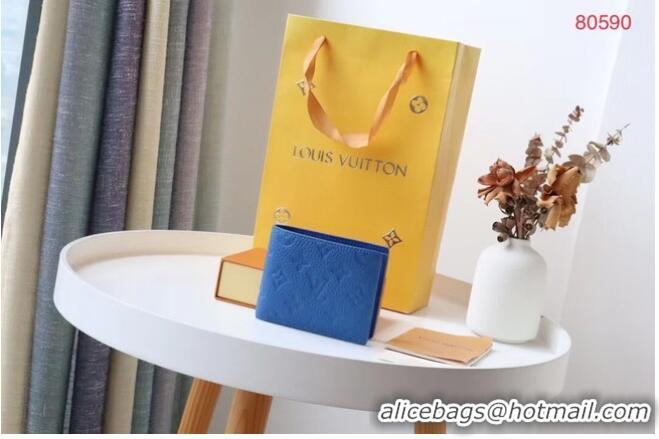 Buy Inexpensive Louis Vuitton SLENDER WALLET M80590 Blue