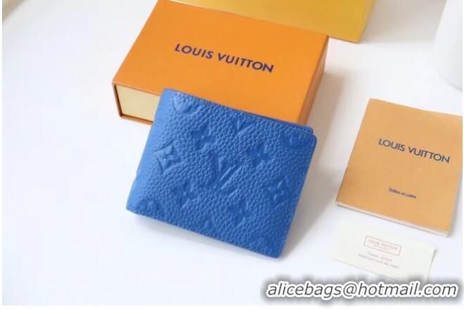 Buy Inexpensive Louis Vuitton SLENDER WALLET M80590 Blue