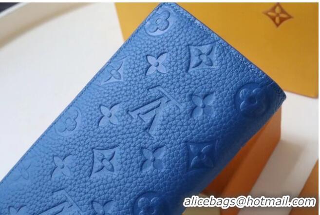 Super Quality Louis Vuitton BRAZZA WALLET M80592 blue