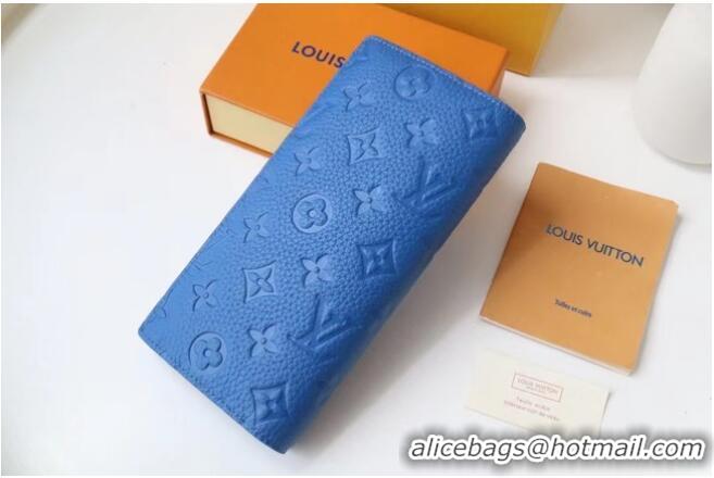 Super Quality Louis Vuitton BRAZZA WALLET M80592 blue