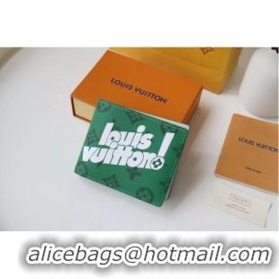 Affordable Price Louis Vuitton MULTIPLE WALLET M80850 Green