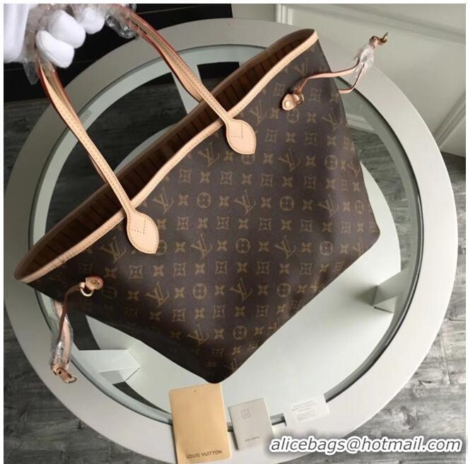 Luxury Cheap Louis Vuitton Monogram Canvas Original NEVERFULL MM M40997 Yellow