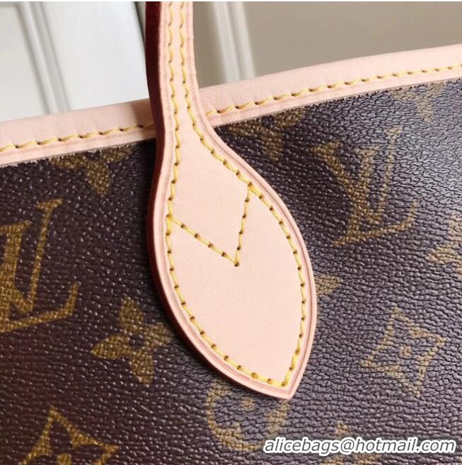 Buy Inexpensive Louis Vuitton Monogram Canvas Original NEVERFULL MM M40997 Rose