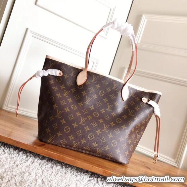 Buy Inexpensive Louis Vuitton Monogram Canvas Original NEVERFULL MM M40997 Rose