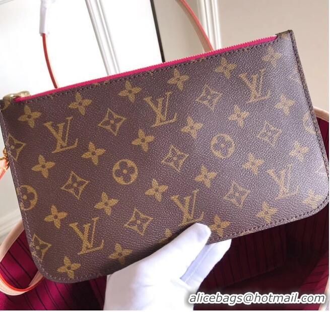 Buy Inexpensive Louis Vuitton Monogram Canvas Original NEVERFULL MM M40997 Rose