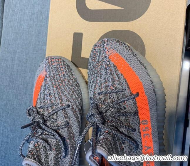 Trendy Design Adidas Yeezy Boost 350 V2 Sneakers Y2 090183 Grey/Orange