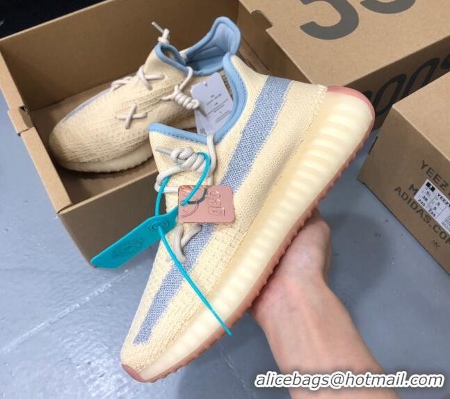 Top Grade Adidas Original Yeezy Boost 350 V2 Basf Sneakers 050815 Apricot/Blue