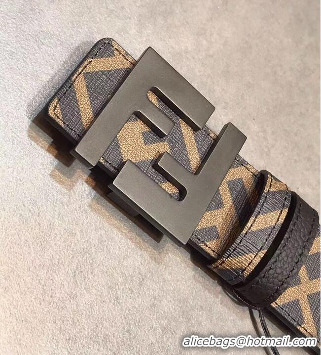 Reasonable Price Fendi Leather Belt F2370 Brown