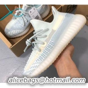 Cheap Price Adidas Reflective Yeezy Boost 350 V2 Synth Sneakers 050828 Ice Blue