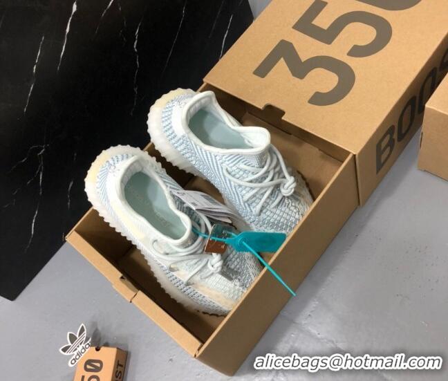 Cheap Price Adidas Reflective Yeezy Boost 350 V2 Synth Sneakers 050828 Ice Blue