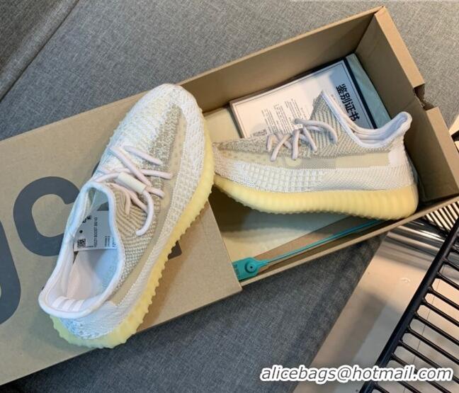 Stylish Adidas Yeezy Boost 350 V2 Sneakers 050833 White/Reflective