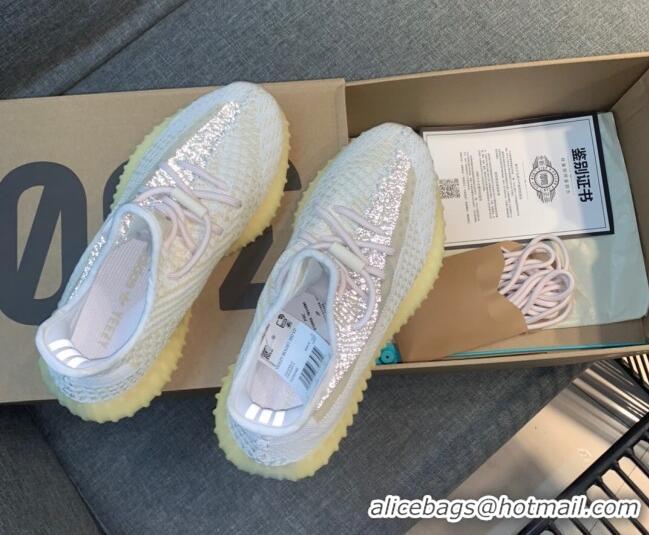 Stylish Adidas Yeezy Boost 350 V2 Sneakers 050833 White/Reflective