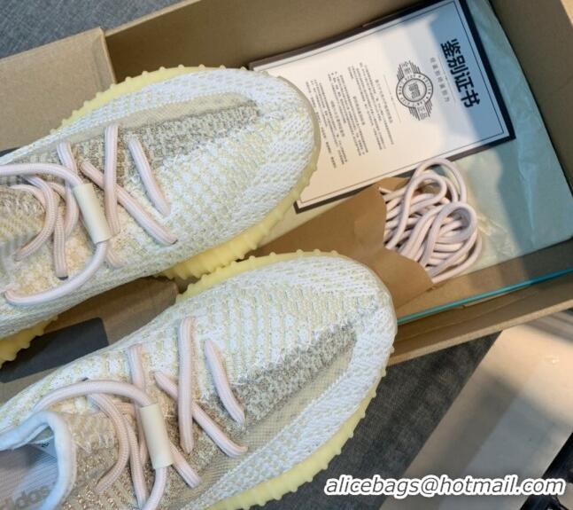 Stylish Adidas Yeezy Boost 350 V2 Sneakers 050833 White/Reflective