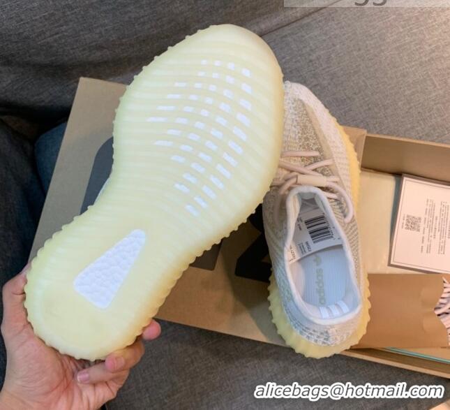 Stylish Adidas Yeezy Boost 350 V2 Sneakers 050833 White/Reflective