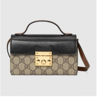 Well Crafted Gucci Padlock mini bag 652683 black