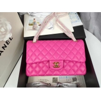 Best Price Chanel Shoulder Flap Bag Original Sheepskin leather A1112 Pink