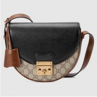 Super Quality Gucci Padlock small shoulder bag 644524 Black