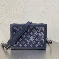 Buy Inexpensive Louis Vuitton Monogram Original Leather M57283 Navy