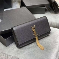 Discount YSL Saint Laurent Medium Kate Bag Y306080 Black gold hardware