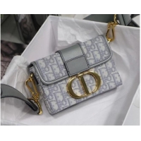 Cheapest Bulk Dior 30 MONTAIGNE BOX BAG Oblique Jacquard M9204UT Gray