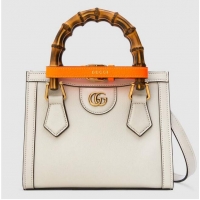 Buy Inexpensive Gucci Diana mini tote bag 655661 White