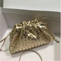 Best Price Bottega Veneta MINI POUCH 585852 Gold