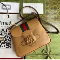 Top Quality Gucci Small messenger bag with Double G 648934 brown