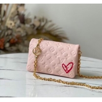 Shop Promotional Louis Vuitton Monogram Empreinte POCHETTE COUSSIN M80834 Pink