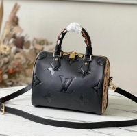 Classic Louis Vuitton Monogram Empreinte SPEEDY BANDOULIERE 25 M58524 black