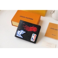 Promotional Louis Vuitton LVXNBA MULTIPLE WALLET M80624 Black