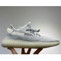 Pretty Style Adidas Yeezy Boost 350 V2 Static Sneakers 082881 White/Grey 