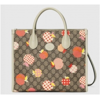 Affordable Price Gucci Les Pommes small tote 659983 White