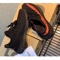 Best Luxury Adidas Yeezy Boost 350 V2 Sneakers Y2 090183 Black/Orange