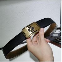 Top Quality Louis Vuitton Leather Belt 38MM M0199 Black