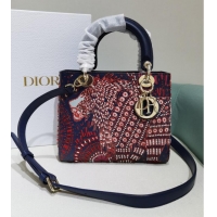 Buy Luxury LADY DIOR DIOR TOTE EMBROIDERED CANVAS BAG 2553