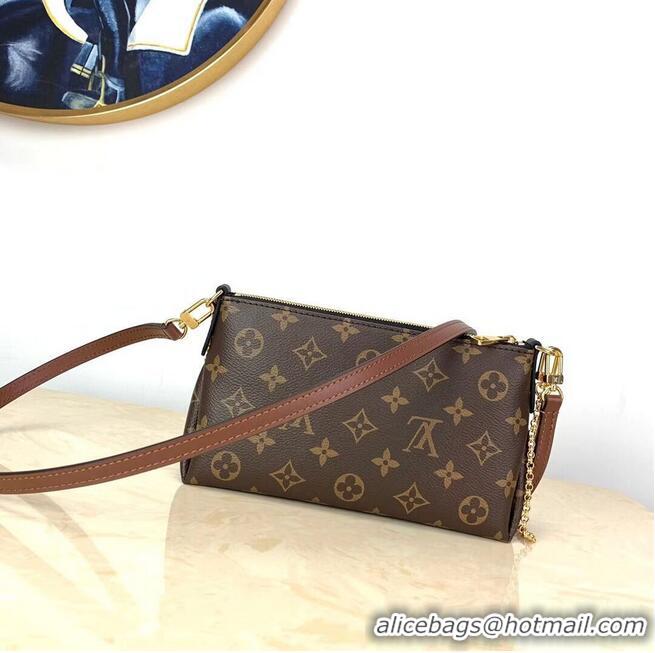 Top Quality Louis Vuitton Monogram Canvas PALLAS Clutch Original Leather M41638 Black