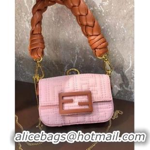 Reasonable Price Fendi mini BAGUETTE cotton bag F6550 pink