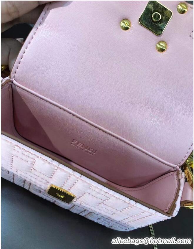 Reasonable Price Fendi mini BAGUETTE cotton bag F6550 pink