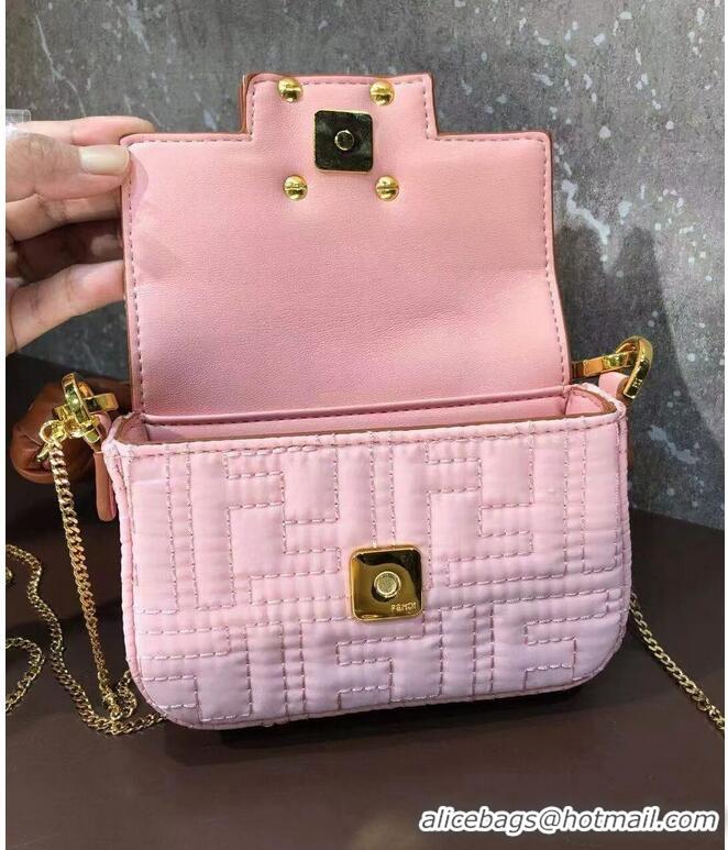 Reasonable Price Fendi mini BAGUETTE cotton bag F6550 pink