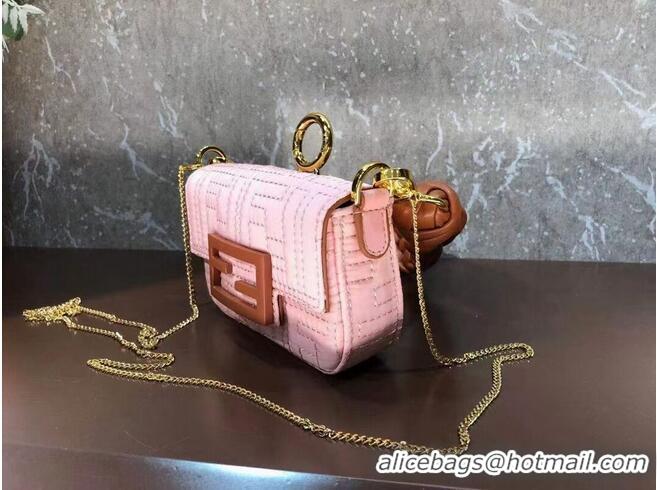 Reasonable Price Fendi mini BAGUETTE cotton bag F6550 pink