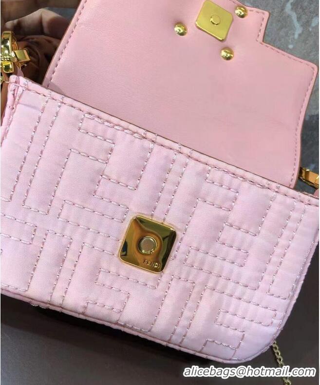 Reasonable Price Fendi mini BAGUETTE cotton bag F6550 pink