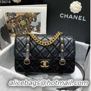 Top Quality Chanel Original Leather Flap Bag AS2696 Black