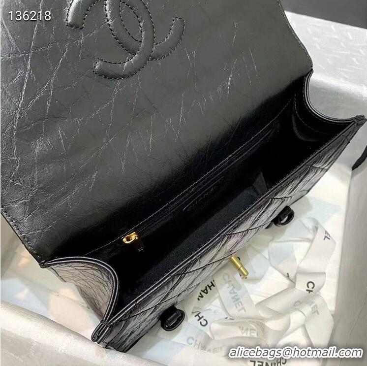 Top Quality Chanel Original Leather Flap Bag AS2696 Black