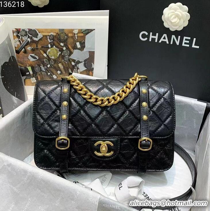 Top Quality Chanel Original Leather Flap Bag AS2696 Black