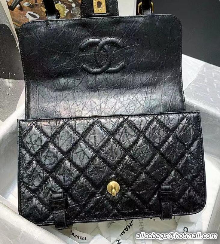 Top Quality Chanel Original Leather Flap Bag AS2696 Black