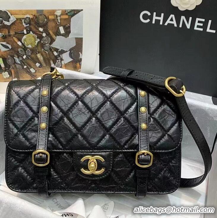 Top Quality Chanel Original Leather Flap Bag AS2696 Black