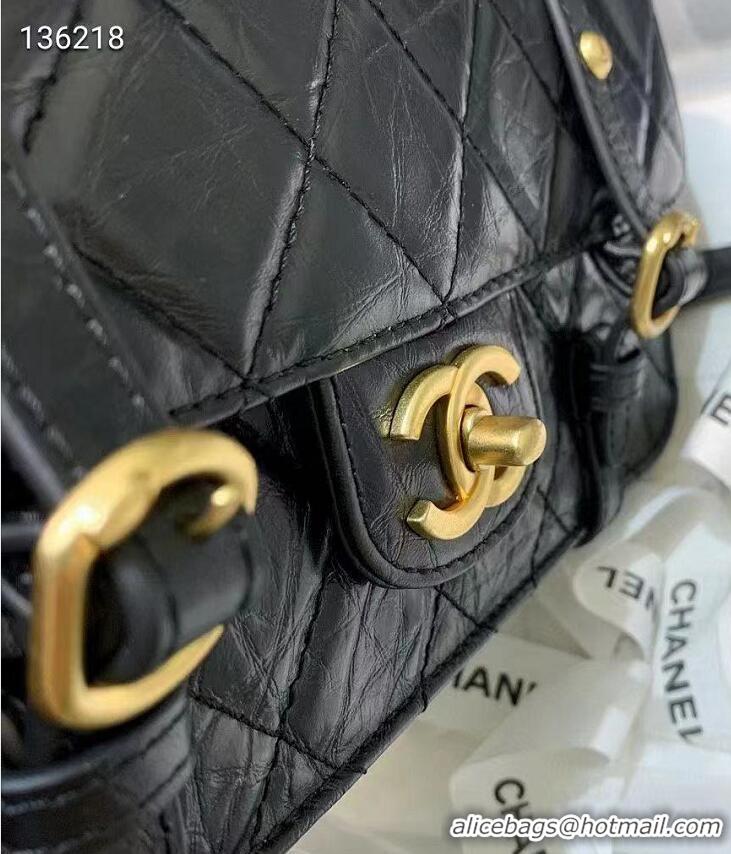 Top Quality Chanel Original Leather Flap Bag AS2696 Black